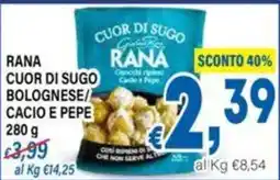 DEM Rana cuor di sugo bolognese offerta