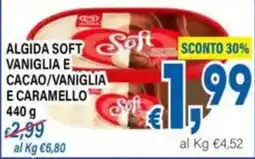 DEM Algida soft vaniglia e cacao/vaniglia e caramello offerta