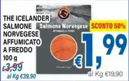 DEM The Icelander Salmone Norvegese Affumicato a Freddo offerta