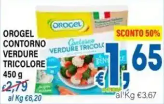 DEM Orogel contorno verdure tricolore offerta
