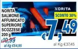 DEM Norita salmone affumicato superiore scozzese offerta