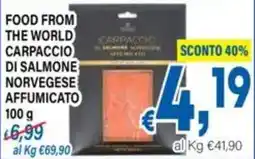 DEM Carpaccio di salmone norvegese affumicato offerta