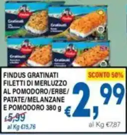 DEM Findus gratinati filetti di merluzzo offerta