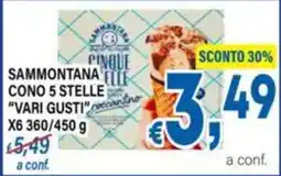 DEM Sammontana cono 5 stelle vari gusti offerta