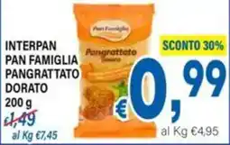 DEM Interpan pan famiglia pangrattato dorato offerta
