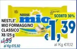 DEM Nestlé mio formaggino classico offerta