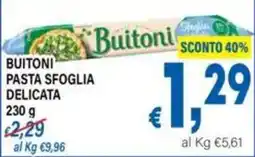 DEM Buitoni pasta sfoglia delicata offerta