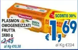 DEM Plasmon omogeneizzati frutta offerta