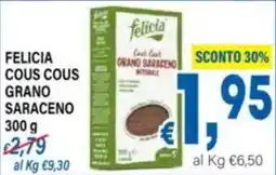 DEM Felicia Cous Cous Grano Saraceno offerta