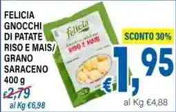 DEM Felicia gnocchi di patate riso e mais/grano saraceno offerta