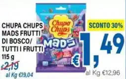 DEM Chupa Chups Mads Frutti di Bosco offerta