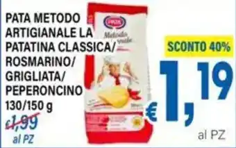 Pata metodo artigianale la patatina classica