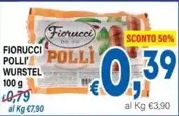 DEM Fiorucci polli' wurstel offerta