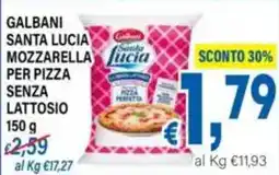 DEM Galbani Santa Lucia mozzarella per pizza senza lattosio offerta
