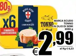 DEM Marca Scudo tonno in olio di semi offerta