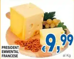 DEM President Emmenthal francese offerta