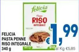DEM Felicia pasta penne riso integrale offerta