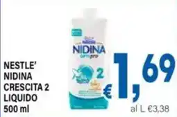 DEM Nestlé Nidina Crescita 2 Liquido offerta