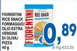 DEM Fiorentini rice snack formaggio offerta
