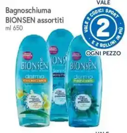 Famila Market Bagnoschiuma Bionsen assortiti offerta