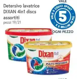 Famila Market Detersivo lavatrice Dixan 4in1 discs offerta