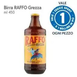 Famila Market Birra RAFFO Grezza offerta