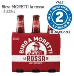 Famila Market Birra Moretti la rossa offerta
