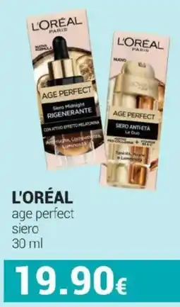 Tigotà L'Oréal age perfect siero offerta
