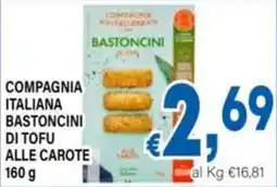 DEM Compagnia Italiana bastoncini di tofu alle carote offerta