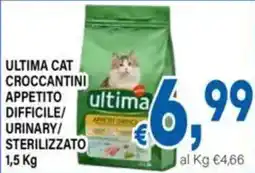 DEM Ultima cat croccantini appetito difficile/urinary/sterilizzato offerta
