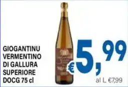 DEM Giofantinu Vermentino di Gallura Superiore DOCG offerta
