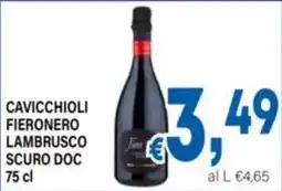 DEM Cavicchioli Fieronero Lambrusco Scuro Doc offerta