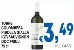 DEM Torre Colombera Ribolla Gialla IGT/Sauvignon DOC Friuli offerta