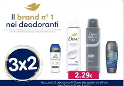Tigotà Dove deodoranti offerta