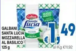 DEM Galbani Santa Lucia Mozzarella al Basilico offerta