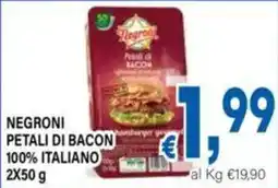 DEM Negroni petali di bacon offerta