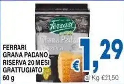 DEM Ferrari Grana Padano Riserva 20 Mesi Grattugiato offerta