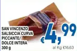 DEM San Vincenzo Salsiccia Curva offerta