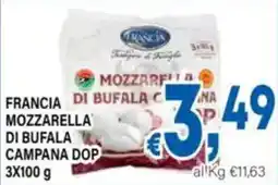 DEM Francia Mozzarella di Bufala Campana DOP offerta