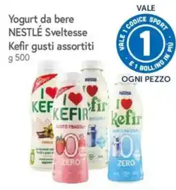 Famila Market Yogurt da bere Nestlé Sveltesse Kefir gusti assortiti offerta