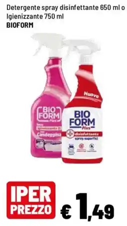 Iper La Grande Detergente spray disinfettante o Igienizzante offerta