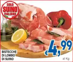 DEM Bistecche di lombo di suino offerta