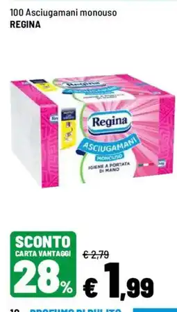 Iper La Grande Asciugamani monouso Regina offerta