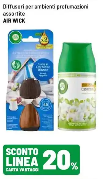 Iper La Grande Diffusori per ambienti profumazioni assortite AIR WICK offerta