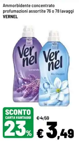 Iper La Grande Ammorbidente concentrato Vernel offerta