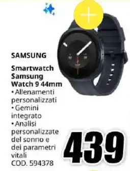 MediaWorld Samsung Smartwatch Samsung Watch 9 44mm offerta
