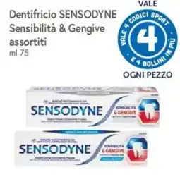 Famila Market Dentifricio Sensodyne Sensibilità & Gengive offerta