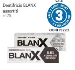 Famila Market Dentifricio BLANX assortiti offerta