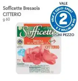 Famila Market Sofficette Bresaola Citterio offerta