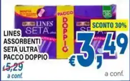 DEM Lines assorbenti seta'ultra pacco doppio offerta